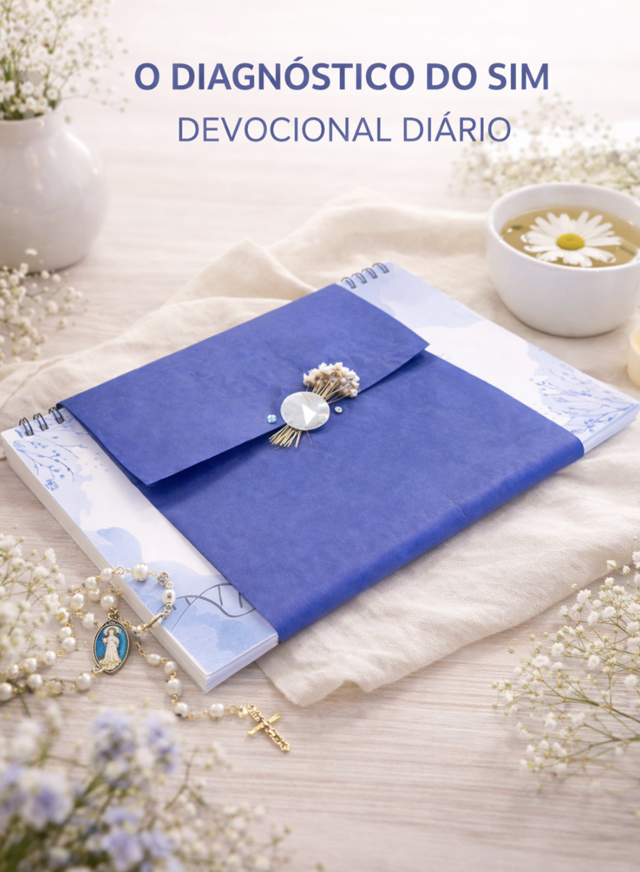 Devocional O Diagnóstico do Sim embalado para presente